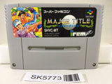 Major Title Golf Nintendo Super Famicom SNES Japan - SK5773