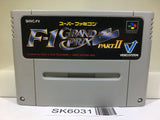 F1 Grand Prix Part 2 Racing Nintendo Super Famicom SNES Japan - SK6031