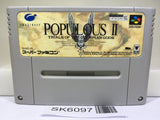 Populous 2 Trials of the Olympian Gods Super Famicom SNES Japan - SK6097