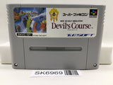 New 3D Golf Simulation Devil's Course Nintendo Super Famicom SNES Japan - SK6969