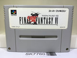 Final Fantasy VI 6 Nintendo Super Famicom SNES Japan - SK7760