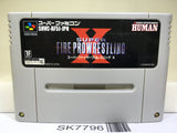 Super Fire Pro Wrestling X Nintendo Super Famicom SNES Japan - SK7796