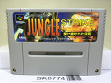 Jungle Strike The Sequel to Desert Strike Super Famicom SNES Japan - SK8774