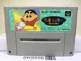 Crayon Shinchan Arashi wo Yobu Enji Nintendo Super Famicom SNES Japan - SK9498