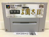 Super Sangokushi II 2 Reprint Nintendo Super Famicom SNES Japan - SK9842 - Photo 1