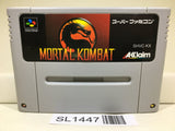 Mortal Kombat Shinken Kourin Densetsu Nintendo Super Famicom SNES Japan - SL1447 - Photo 1