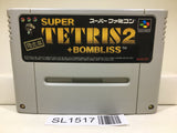 Tetris 2 + Bombliss Limited Nintendo Super Famicom SNES Japan - SL1517 - Photo 1