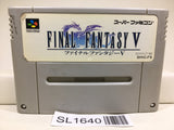 Final Fantasy 5 V Nintendo Super Famicom SNES Japan - SL1640 - Photo 1
