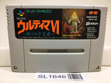Ultima VI 6 Itsuwari no Yogensha Nintendo Super Famicom SNES Japan - SL1646 - Photo 1