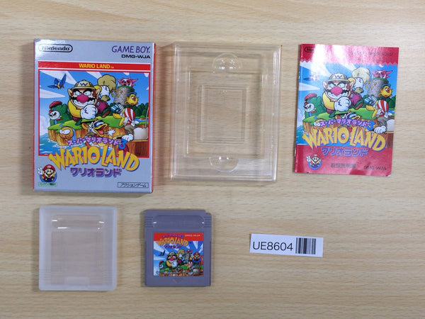UE8604 Super Mario Land 3 Wario Land BOXED GameBoy Game Boy Japan