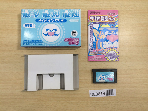 UE8614 Made in Wario Mario BOXED GameBoy Advance Japan