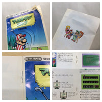 UE8629 Mario Open Golf BOXED NES Famicom Japan