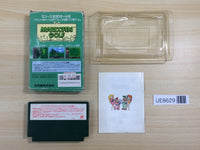 UE8629 Mario Open Golf BOXED NES Famicom Japan