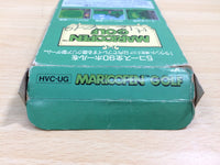 UE8629 Mario Open Golf BOXED NES Famicom Japan