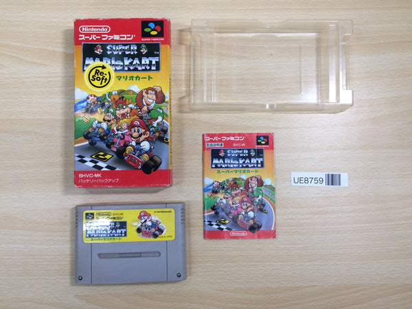 UE8759 Super Mario Kart BOXED SNES Super Famicom Japan