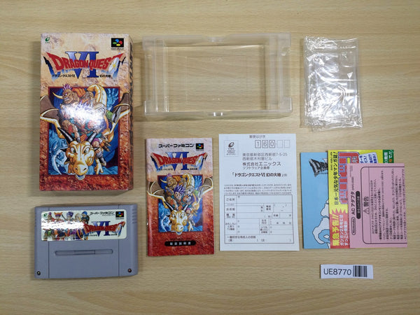 UE8770 Dragon Quest VI 6 BOXED SNES Super Famicom Japan