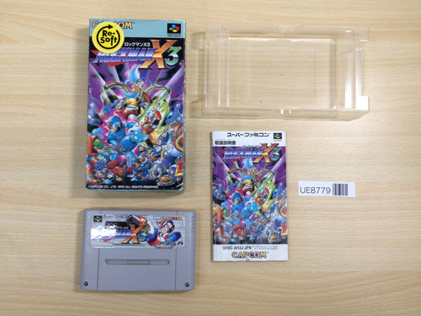 UE8779 Rockman X3 Megaman BOXED SNES Super Famicom Japan