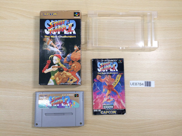 UE8784 Super Street Fighter II 2 BOXED SNES Super Famicom Japan