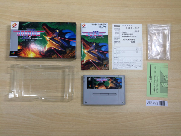 UE8793 Gradius III 3 Nemesis BOXED SNES Super Famicom Japan