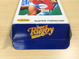 UE8906 Super Rugby BOXED SNES Super Famicom Japan