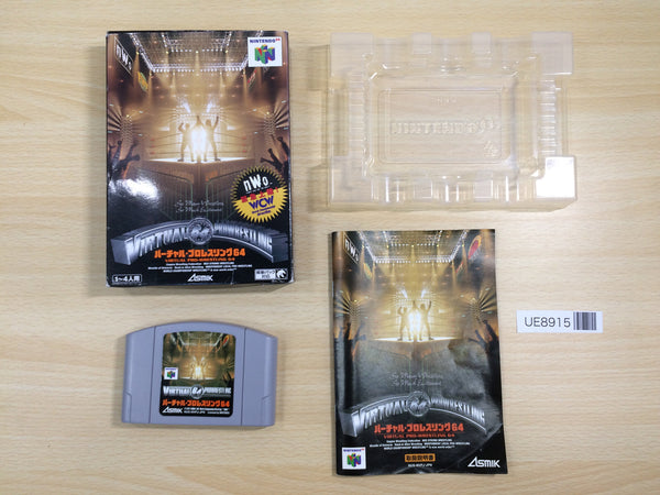 UE8915 Virtual Pro Wrestling 64 BOXED N64 Nintendo 64 Japan