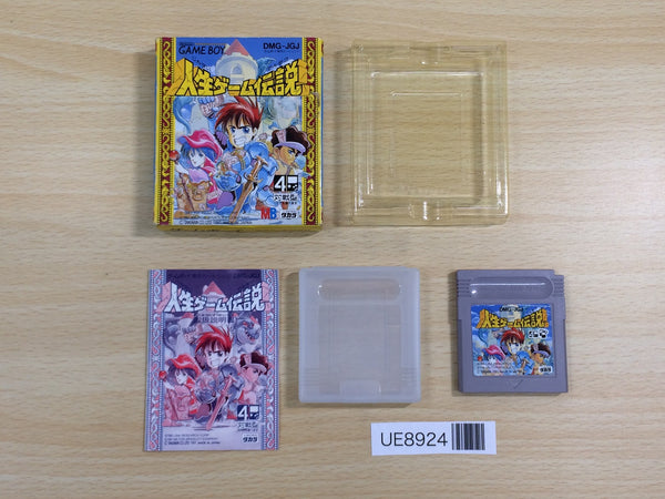 UE8924 Jinsei Game Densetsu BOXED GameBoy Game Boy Japan