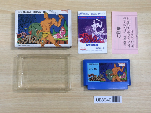 UE8940 Glory of Heracles BOXED NES Famicom Japan