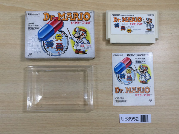 UE8952 Dr. Mario BOXED NES Famicom Japan