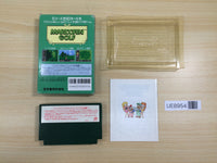 UE8954 Mario Open Golf BOXED NES Famicom Japan