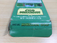 UE8954 Mario Open Golf BOXED NES Famicom Japan