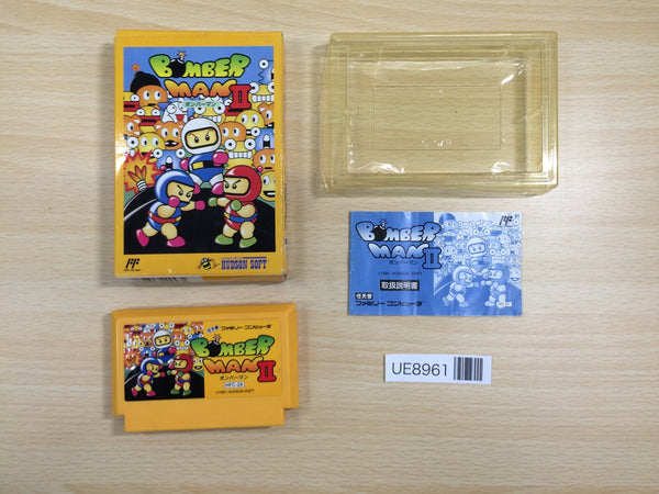 UE8961 Bomberman II 2 BOXED NES Famicom Japan