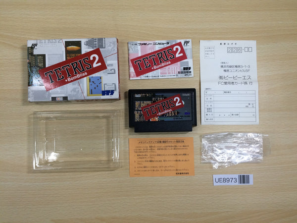 UE8973 Tetris 2 BOXED NES Famicom Japan