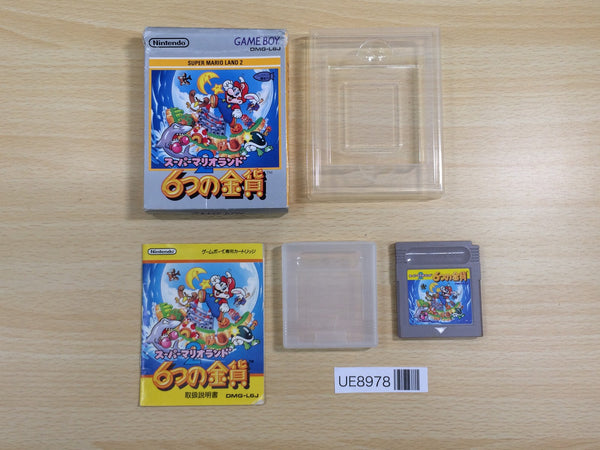 UE8978 Super Mario Land 2 6 Golden Coins BOXED GameBoy Game Boy Japan