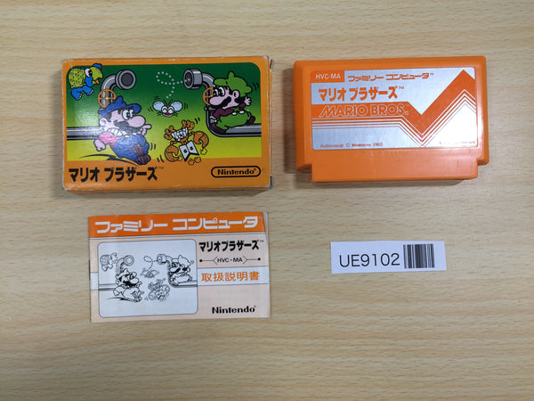 UE9102 Mario Bros. BOXED NES Famicom Japan