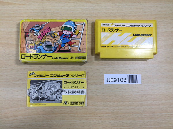 UE9103 Lode Runner BOXED NES Famicom Japan