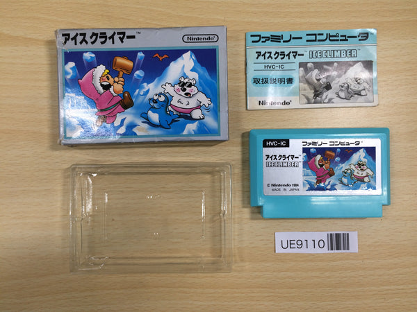 UE9110 Ice Climber BOXED NES Famicom Japan
