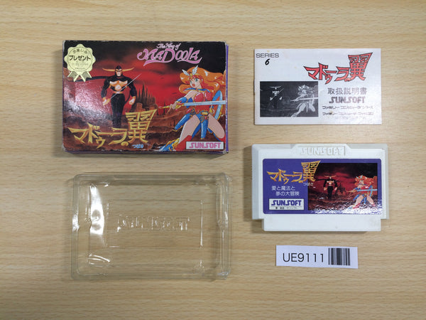 UE9111 The Wing of Madoola no Tsubasa BOXED NES Famicom Japan