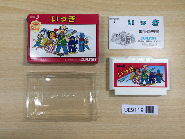 UE9119 Ikki BOXED NES Famicom Japan
