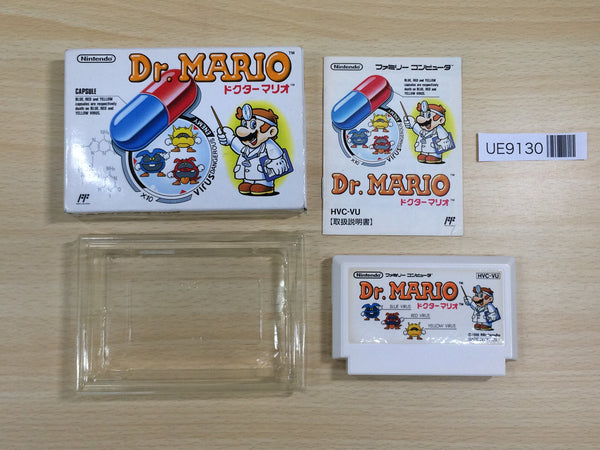 UE9130 Dr. Mario BOXED NES Famicom Japan