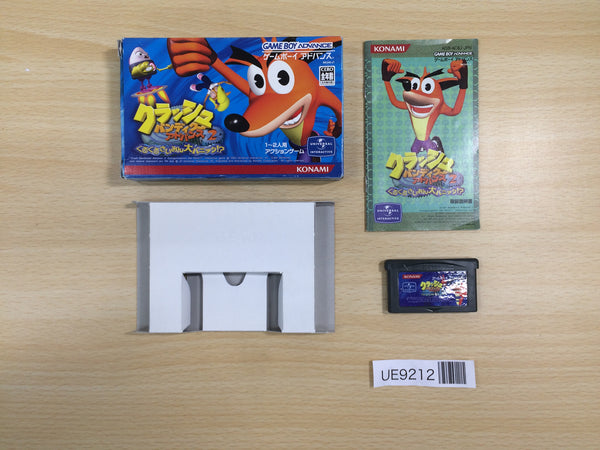 UE9212 Crash Bandicoot 2 N-Tranced BOXED GameBoy Advance Japan