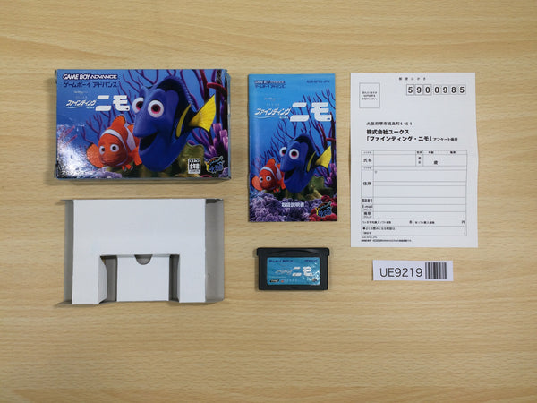 UE9219 DISNEY PIXAR Finding Nemo BOXED GameBoy Advance Japan
