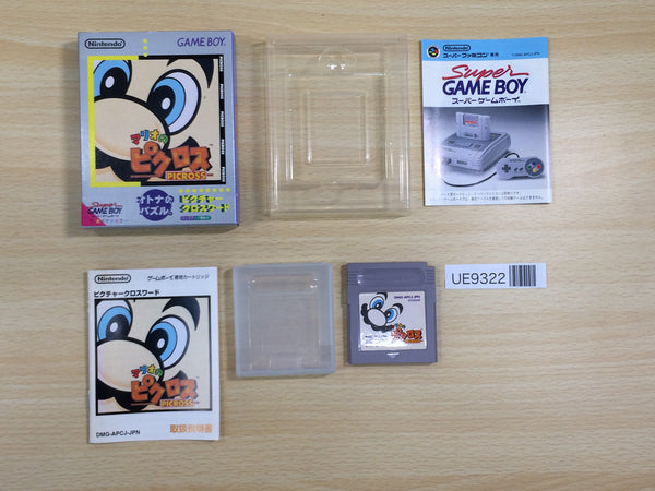UE9322 Mario's Picross BOXED GameBoy Game Boy Japan