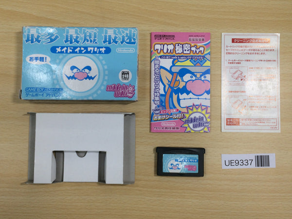 UE9337 Made in Wario Mario BOXED GameBoy Advance Japan