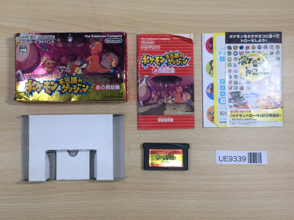 UE9339 Pokemon Mystery Dungeon Red Rescue Team BOXED GameBoy Advance Japan