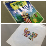 UE9355 Mario Open Golf BOXED NES Famicom Japan