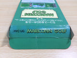 UE9355 Mario Open Golf BOXED NES Famicom Japan