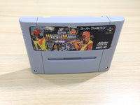 UE9428 WWF Super WrestleMania Pro Wrestling BOXED SNES Super Famicom Japan