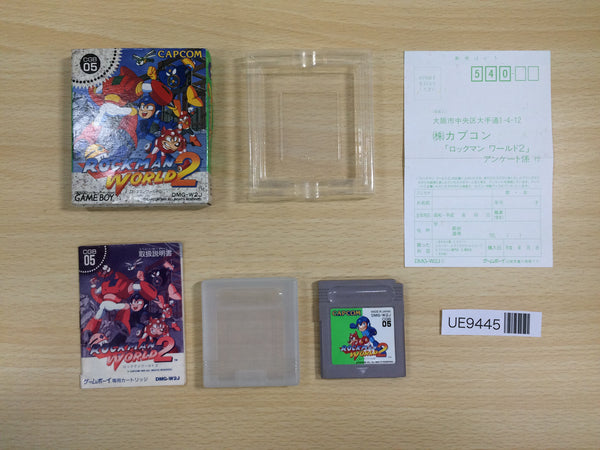 UE9445 Rockman World 2 Megaman BOXED GameBoy Game Boy Japan
