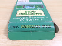 UE9456 Mario Open Golf BOXED NES Famicom Japan