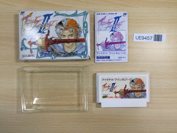 UE9457 Final Fantasy 2 BOXED NES Famicom Japan